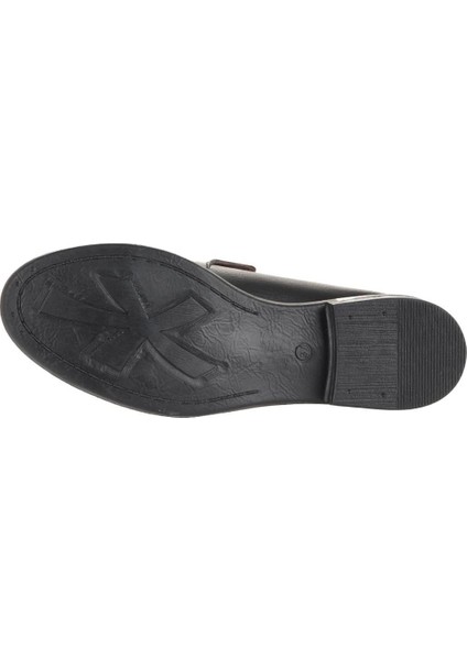 Siyah Deri Kadın Günlük Ayakkabı 01WD3802 01WD3802 indirimleri