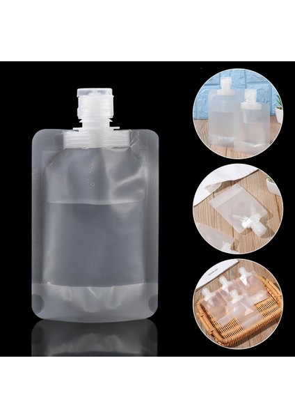 3 Adet 100ML Krem Şampuan Kabı Tekrar Kullanılabilir Set, Seyahat Seti, Çok Amaçlı Kap modelleri