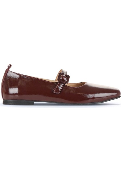 Bordo Rugan Deri Kadın Babet 01WD1300 01WD1300