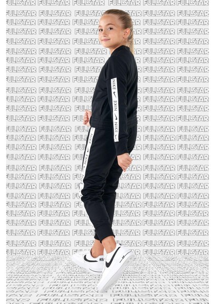Sportswear Tracksuit Black Kız Çocuk Eşofman Takımı Siyah Beyaz fiyatları