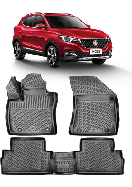 Mg Zs 3D Havuzlu Paspas ( Elektrikli Araç ) 2021 Sonrası Siyah Renk 3D Havuzlu Paspas - Friemats