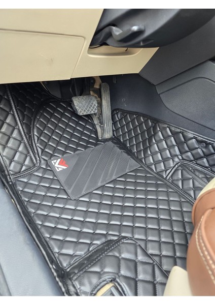 Seat Arona 2017-2024 Siyaha Siyah Renk 8d Premium Araca Özel Yeni Nesil Havuzlu Deri Oto Paspas fiyatları