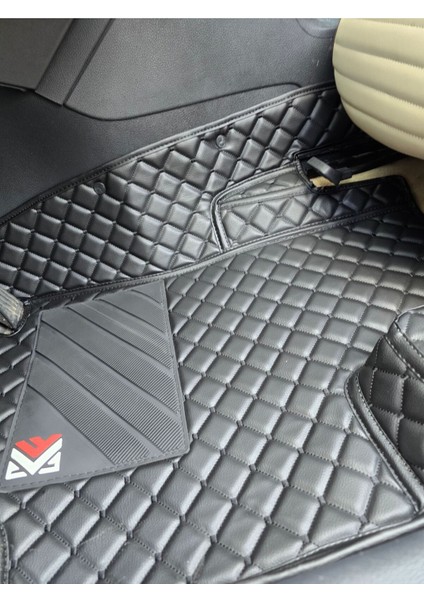 Seat Arona 2017-2024 Siyaha Siyah Renk 8d Premium Araca Özel Yeni Nesil Havuzlu Deri Oto Paspas fırsatları