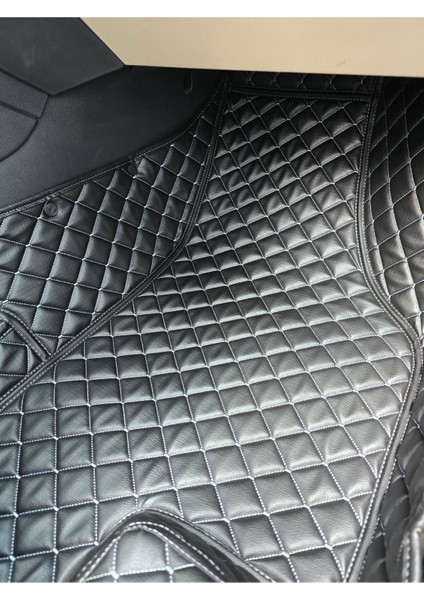 Seat Ateca 2016-2024 Siyaha Gri Renk 8d Premium Araca Özel Yeni Nesil Havuzlu Deri Oto Paspas fırsatları