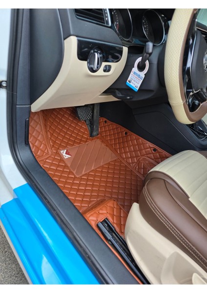 Peugeot Pejo 2008 2020-2024 Taba Tarçın Renk Araca Özel 8d Premium Yeni Havuzlu Deri Oto Paspas fiyatları