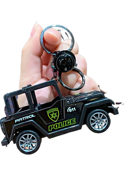 Yaratıcı ve Serin Motosiklet Mini Çocuk Geri Çekin Oyuncak Araba Okul Çantası Anahtarlık (Yurt Dışından)