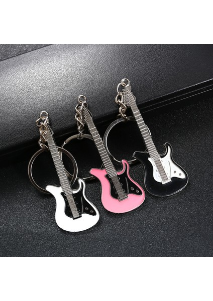 Gitar Yaratıcı Küçük Karikatür Lazer Gravür Müzik Aleti Milenyum Anahtarlık (Yurt Dışından) fiyatları