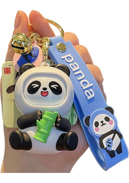 Ulusal Trend Chengdu Sichuan Operası Yüz Değiştiren Bebek Hakiki Panda Hatıra Araba Anahtarlık (Yurt Dışından)