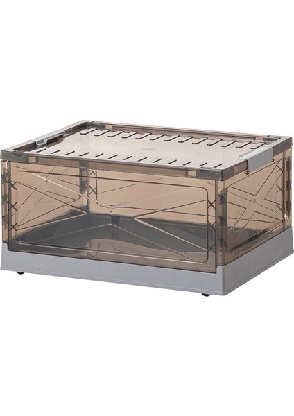 Kapaklı Büyük ve Kalınlaştırılmış Plastik Katlanır Saklama Kutusu (Yurt Dışından)