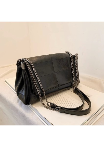 Kadınlar Için Çantalar, Yeni Büyük Kapasiteli, Modaya Uygun ve Çok Yönlü Sonbahar ve Kış Banliyö Çantaları, Niş Zincir Çapraz Askılı Çantalar, Omuz Çantaları, Büyük Çantalar (Yurt Dışından)