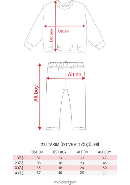 Kız Çocuk Çiçekli Sweatshirt ve Tayt Pamuklu Alt Üst Takım
