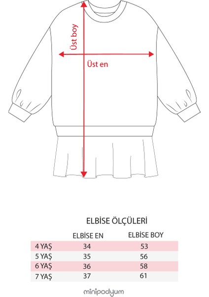 Kız Çocuk Piliseli Sweatshirt Elbise modelleri