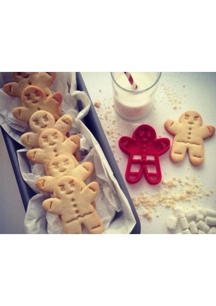 Gingerbread-2 Kurabiye Kesici Kalıbı