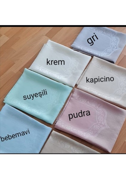 3 Lü Etamin Seccade Seti (Seccade Küçük Havlu Büyük Havlu) fiyatları