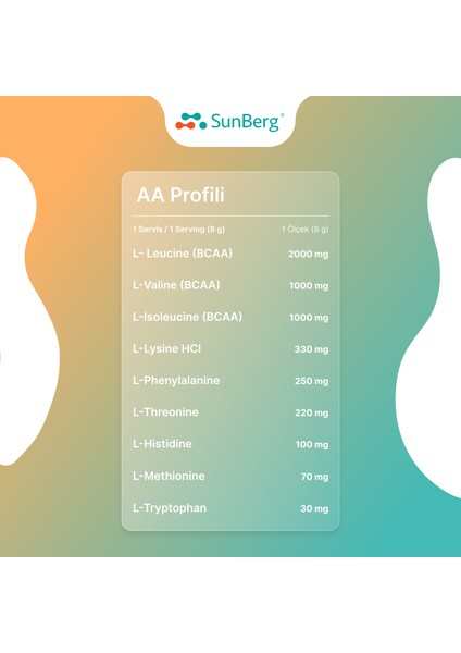 Eaa+Elektrolit Vişneli Limonata Tadında (5 Gram Eaa 4 Gramı Bcaa 2:1:1)