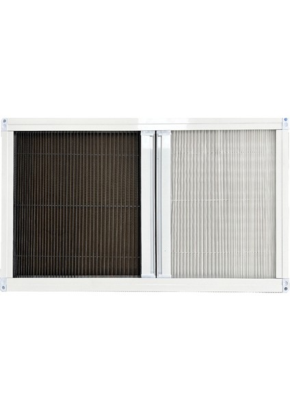 Siper Beyaz Alüminyum Yatay Karavan Sineklik Ve Perde Istediğin Ölçüde (Max. 100X60)