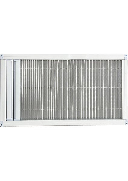 Siper Beyaz Alüminyum Yatay Karavan Sineklik Ve Perde Istediğin Ölçüde (Max. 100X60) fırsatları