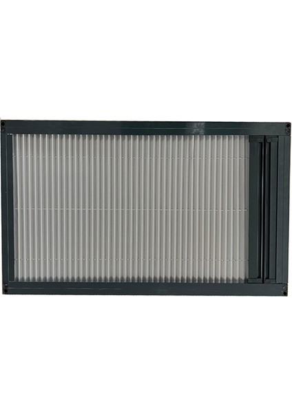 Siper Antrasit Alüminyum Yatay Karavan Sineklik ve Perde Istediğin Ölçüde (Max. 100X60)