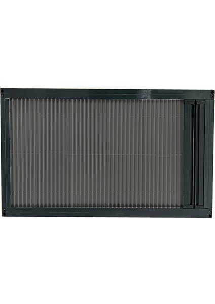 Siper Antrasit Alüminyum Yatay Karavan Sineklik ve Perde Istediğin Ölçüde (Max. 100X60)