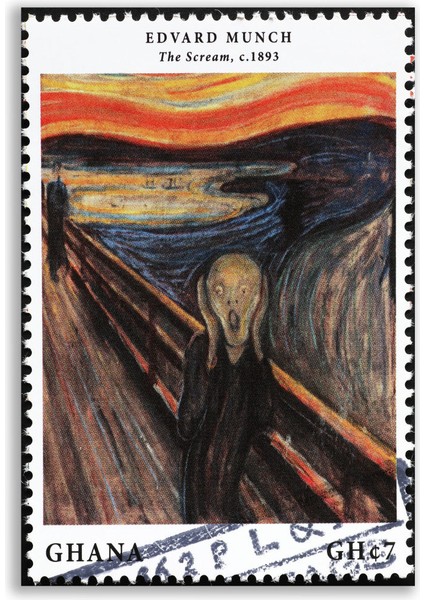 Edvard Munch Çığlık Tablosu - FMS135