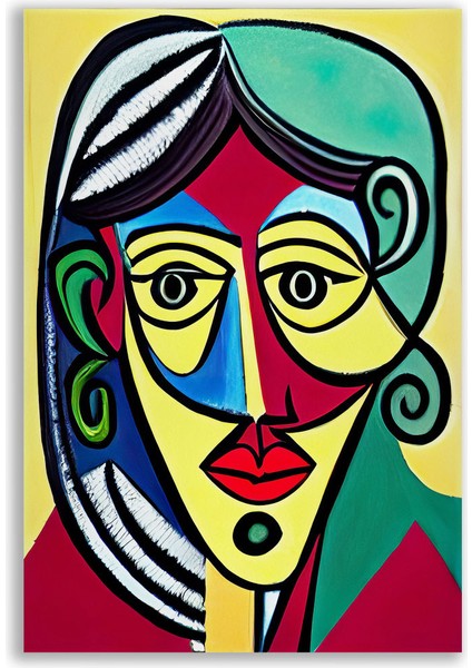 Pablo Picasso Kübizm Soyut Tablosu - FMS141