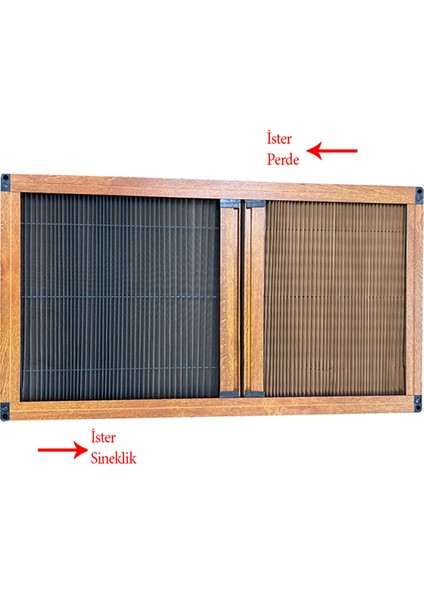 Siper Altınmeşe Alüminyum Yatay Karavan Sineklik Ve Perde Istediğin Ölçüde (Max. 100X60)