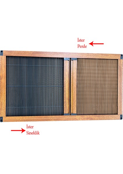 Siper Altınmeşe Alüminyum Yatay Karavan Sineklik Ve Perde Istediğin Ölçüde (Max. 100X60) modelleri