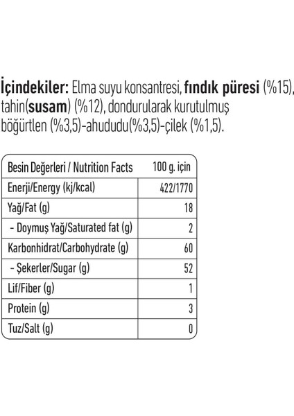 Freeze Fresh Orman Meyveli Fındık Ezmesi 210 G