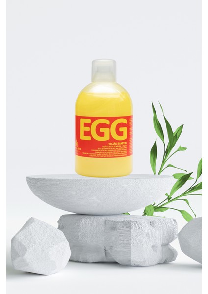 Kuru ve Normal Saçlar İçin Yumurta İçeren Şampuan 1000 ml