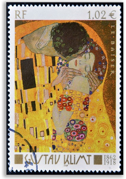 Gustav Klimt Öpücük Tablosu - FMS110