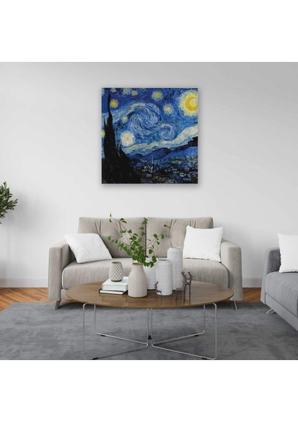 Vincent Van Gogh Yıldızlı Gece Tablosu - FMS138