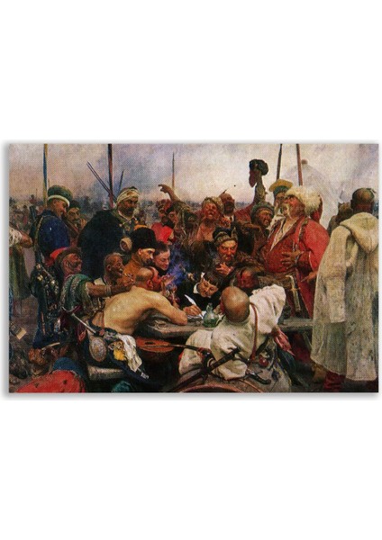 Ilya Repin Zaporozhian Mektup Yazarken Tablosu - FMS107