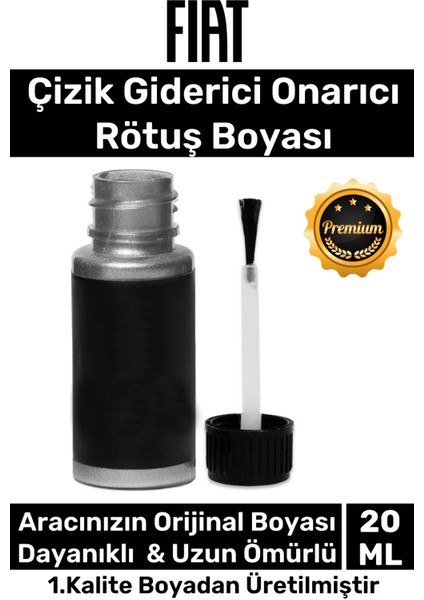 Özel Üretim Suya Dayanıklı Fiat Marka Uyumlu Çizik Taş Izi Giderici Onarıcı 20ML Oto Rötuş Boyası