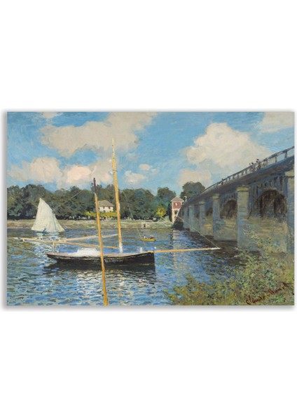 Claude Monet Argenteuil Köprüsü Tablosu - FMS113