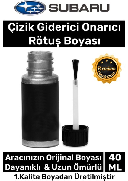 Özel Üretim Suya Dayanıklı Subaru Marka Uyumlu Çizik Taş Izi Giderici Onarıcı 40ML Oto Rötuş Boyası