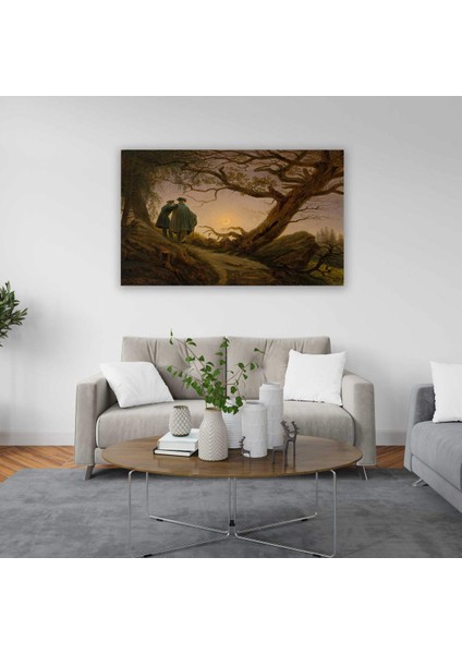 Caspar David Friedrich Iki Adam Tablosu - FMS130