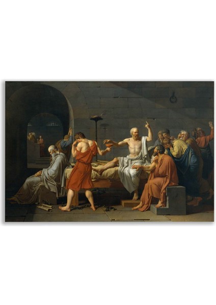 Jacques Louis David Sokrates'in Ölümü Tablosu - FMS131