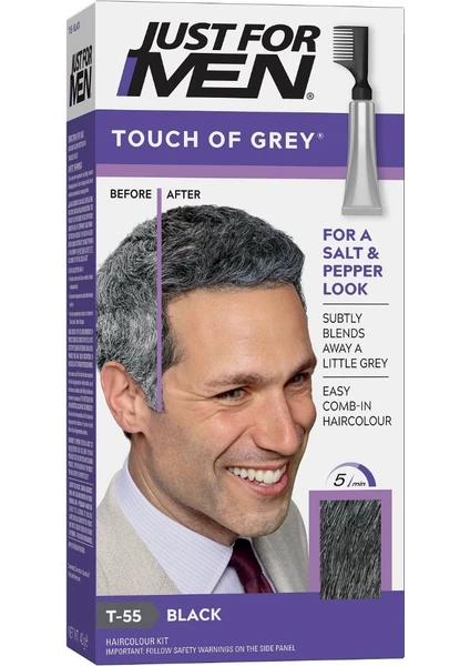 Just For Men Touch Of Grey Siyah T-55