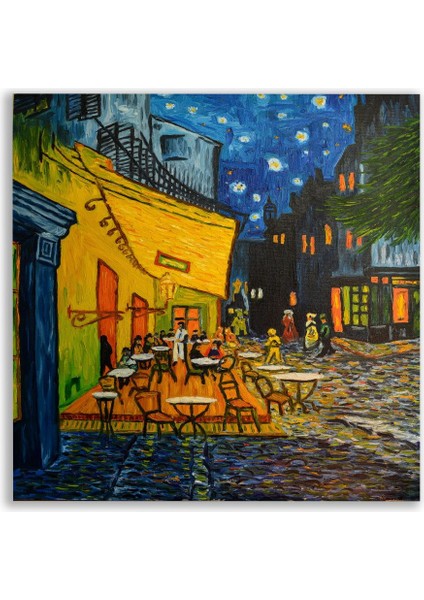 Vincent Van Gogh Kafe Terasta Gece Tablosu - FMS133