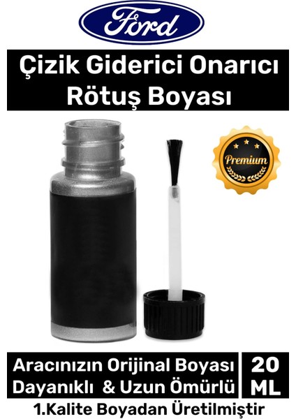 Özel Üretim Suya Dayanıklı Ford Marka Uyumlu Çizik Taş Izi Giderici Onarıcı 20ML Oto Rötuş Boya