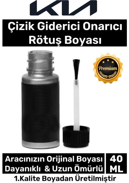 Özel Üretim Suya Dayanıklı Kia Marka Uyumlu Çizik Taş Izi Giderici Onarıcı 40ML Oto Rötuş Boyası