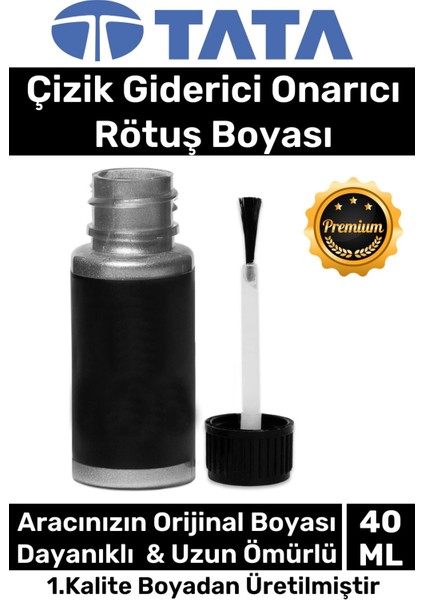 Özel Üretim Suya Dayanıklı Tata Marka Uyumlu Çizik Taş Izi Giderici Onarıcı 40ML Oto Rötuş Boyası