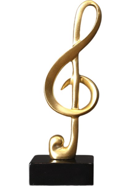 Müzik Notası Heykeli Koleksiyonluk Modern Heykel Şömine Giriş A (Yurt Dışından)