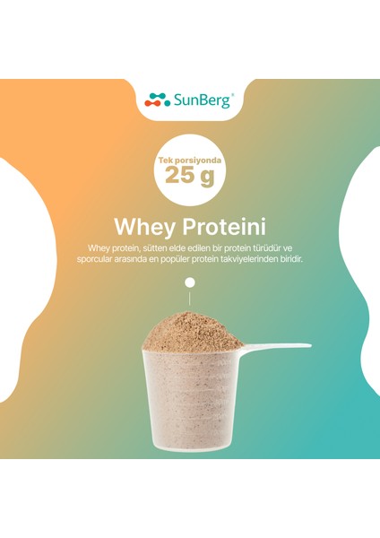 Whey Protein Hindistan Cevizi Aromalı 30 Porsiyon (25 G Protein)