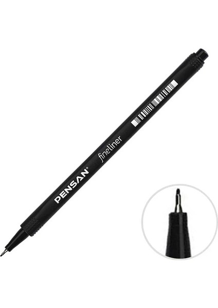 Fineliner Keçeli Kalem 0,4 mm (Karışık Renk Toplam 3 Adet)