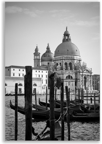 Salute Kilisesi Siyah Beyaz Tablosu - BLK129 fiyatları