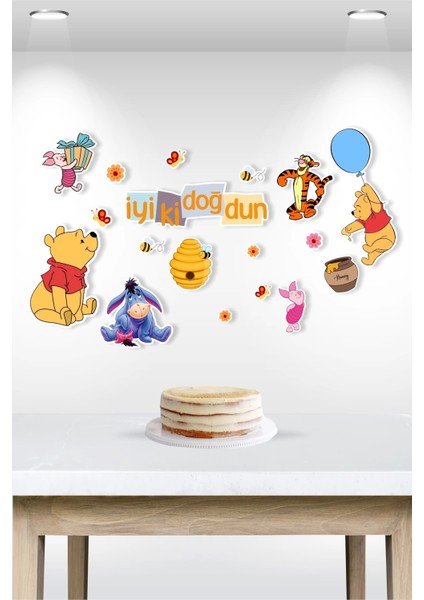 Winnie the pooh temalı çok parçalı afiş *kalın kağıt