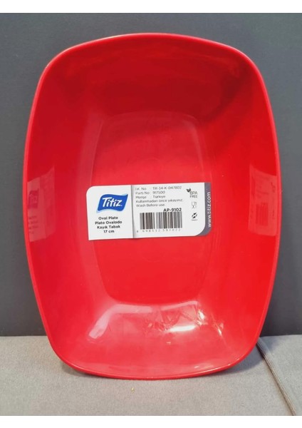 Kayık Plastik Tabak 17 cm