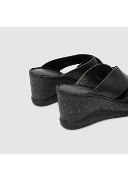Kadın Dolgu Topuk Terlik 060198, Siyah, 39 indirimleri