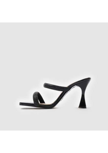 Kadın Iki Bantlı Abiye Terlik 060136, Siyah, 38 fiyatları